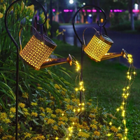 Guirlande Lumineuse Solaire Bouilloire d'Arrosage pour Jardin, Extérieur, Pelouse, Paysage et Décoration Nocturne