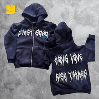 Ensemble de Survêtement Décontracté Homme Personnalisé, Molleton Lourd 500Gsm, Coupe Oversize, Logo Imprimé en Relief, Ensemble Sweat à Capuche Homme