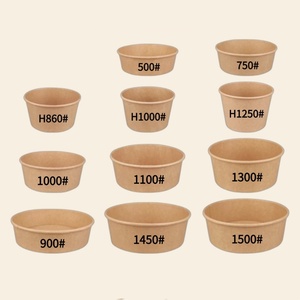 Bol en papier OEM en gros, <span class=keywords><strong>vaisselle</strong></span> <span class=keywords><strong>jetable</strong></span> bon marché - Product Image 5