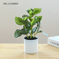 Künstliche Blumen & Grünzeug Bonsai Umweltfreundliche Immergrüne Weihnachts- und Hochzeitsdekoration Plastik-Kunstpflanzen für Innen/Außen