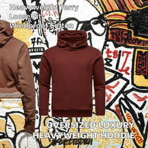 Sweat-shirt à capuche bordeaux pour homme, coupe oversize, couleur unie, décontracté, en molleton bouclette, manches longues, avec poche, hiver, service OEM - Product Image 2