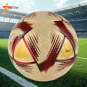 Ballon <span class=keywords><strong>de</strong></span> football blanc en cuir PU pour adulte, idéal pour l'entraînement et les matchs <span class=keywords><strong>de</strong></span> football, <span class=keywords><strong>Coupe</strong></span> <span class=keywords><strong>du</strong></span> <span class=keywords><strong>Monde</strong></span> <span class=keywords><strong>2018</strong></span> - Product Image 1