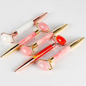 Rodillo Facial y Bolígrafo Multifuncional, Herramienta de Belleza de Resina Multicolor, Regalo Promocional No Borrable - Product Image 6