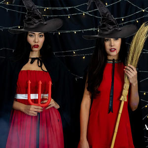 <span class=keywords><strong>Chapeau</strong></span> <span class=keywords><strong>de</strong></span> <span class=keywords><strong>Sorcière</strong></span> d'Halloween Accessoire <span class=keywords><strong>de</strong></span> Costume <span class=keywords><strong>Chapeau</strong></span> <span class=keywords><strong>de</strong></span> Sorcier Noir avec Chauve-Souris Araignée Fête d'Halloween Prom Cosplay Décoration Chapeaux à la Mode - Product Image 4