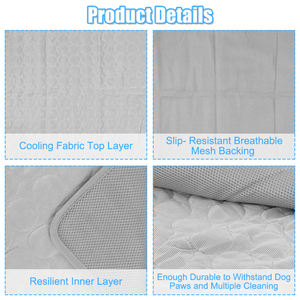 Famicheer BSCI Tapis de refroidissement de voiture bon marché pour chien Coussin de caisse de refroidissement pour chiens à allonger - Product Image 3