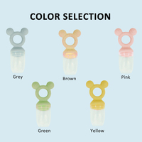 Vente en gros de tétines en silicone sans BPA pour bébé, tétine pour bébé, fruits frais