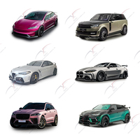 Kit de carrosserie en fibre de carbone pour Romeo, Giulia, BMW, Mercedes Benz, Porsche, Lamborghini, Land Rover, Jaguar, Tesla