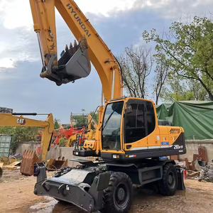 L'équipement de machines de construction 21 tonnes a utilisé l'excavatrice originale coréenne de roue de HYUNDAI 210W-7 210W-9 avec le bon état en stock - Product Image 5