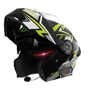Casques Moto Modulaires Unisexes Haut de Gamme pour Adultes avec <span class=keywords><strong>Bluetooth</strong></span> Anti-Choc en ABS, Protection de Tête pour Cyclisme et Moto - Product Image 1