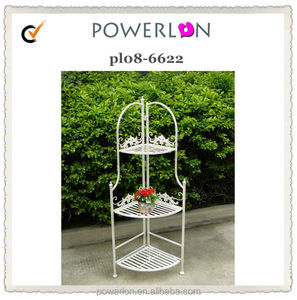 Decoración del hogar 3-nivel <span class=keywords><strong>vertical</strong></span> jardín planta de almacenaje de la esquina de grandes macetas soportes de estante - Product Image 5