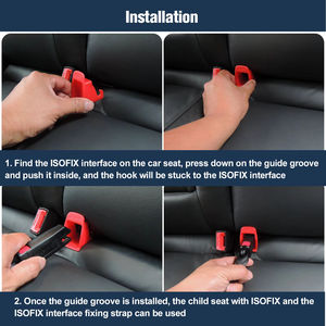 Ventes directes du fabricant Accessoires de <span class=keywords><strong>support</strong></span> de siège de voiture Siège d'enfant <span class=keywords><strong>Isofix</strong></span> Anchor Bracket <span class=keywords><strong>Support</strong></span> de siège fixe - Product Image 5