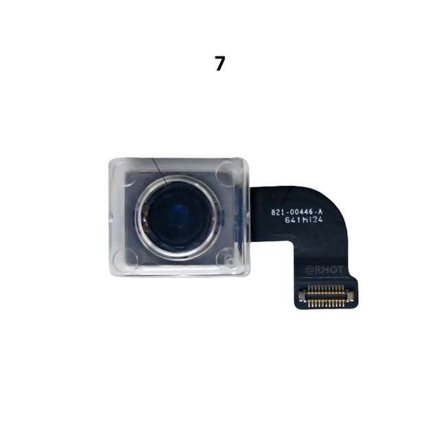 100%pass Test Rear Camera for iPhone 7 7 Plus Back Camera Rear Main Lens Flex Cable Camera Replaceable