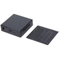 Gabinete de PC Metálico Mini Full Tower Industrial sin Ventilador, Personalizable para Juegos, con Soporte para Tarjeta de Video, Carcasa Atomata para Ensamblaje DIY
