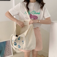 Sac de shopping en toile de coton réutilisable avec logo personnalisé en gros, sac fourre-tout promotionnel décontracté de haute qualité