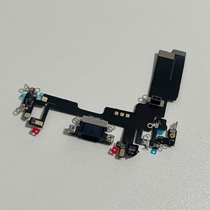 USB Charging Dock Connector Board For iPhone 14 Flex <b>Cable</b> Ribbon Replacement With Dual <b>Microphone</b> Cellular Antenna 100% Tested - Product Image 3