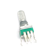 Potentiomètre linéaire de volume à canal unique de haute précision 10% Type R097 potentiomètre de longueur d'arbre B50k