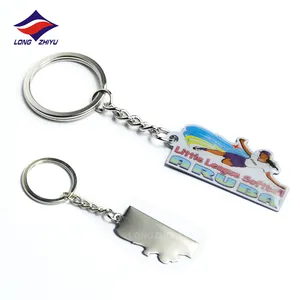 China Keychain Longzhiyu 17 Years Manufacturer Epoxy Printed Keychains Movie Game Character Keyring With Custom Logo Metal Excavator Key Chain