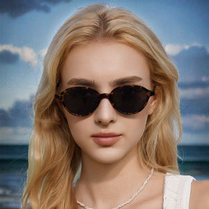 Gafas de Sol Redondas Retro Vintage Unisex 2026, Montura de PC Personalizada de Lujo, Protección UV400 Completa - Product Image 3