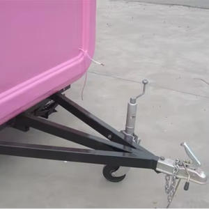 עגלת מזון ניידת 2024 KN-220H מטבח רחוב חיצוני גלידה עגלת עגלת נקניקיות נגרר לממכר פיצה - Product Image 3