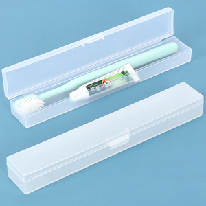 SUNSHING Plastic <b>Toothbrush</b> Storage Box Empty Toothpaste Containers Makeup Brush Travel Case for <b>Toothbrush</b> Pencil Organizer - Product Image 1