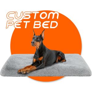 Luxus benutzer definierte Haustier Hund Matte Bett 3 rutsch feste Boden angepasst <span class=keywords><strong>Private</strong></span> <span class=keywords><strong>Label</strong></span> benutzer definierte Druck Haustier Hund Katze Pad Betten für Indoor-Katzen - Product Image 1