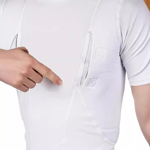 T-shirt Tattica Estiva 2025 da Uomo a Maniche Corte in Poliestere ad Asciugatura Rapida <span class=keywords><strong>e</strong></span> Traspirante - Product Image 4