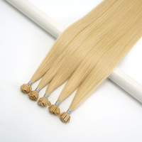 Extensiones de Cabello con Punta Plana y Logotipo Personalizado, Suministro Profesional para Salón de Belleza, Extensiones de Cabello Invisibles y Sin Costuras para Uso Diario