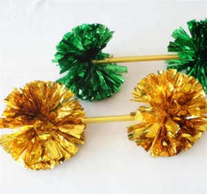 Palla da Cheerleading metallica personalizzata con manico eleganti fiori Design prodotti da Cheerleading - Product Image 5