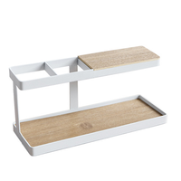 Venta caliente metal escritorio archivo Rack de almacenamiento de caja de acrílico transparente de soportes y bastidores
