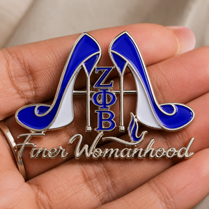 Nuovo Arrivo: Regalo Sorority <span class=keywords><strong>Zeta</strong></span> Phi Beta Finer per Donne, Scarpa con Tacco Alto Placcata Oro con Logo, Design Grazioso, ZPB 1920 - Product Image 5