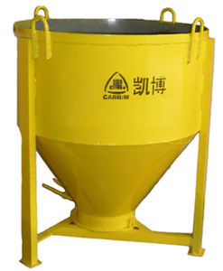 Bac à béton suspendu avec structure compacte, <span class=keywords><strong>seau</strong></span> à béton pour chariot élévateur, bac à béton, bac à béton - Product Image 5
