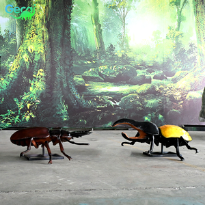 Scarabée Héraclès animatronique directement de l'usine, imperméable et résistant au soleil, insecte grandeur nature personnalisable pour la décoration <span class=keywords><strong>des</strong></span> parcs à thème et <span class=keywords><strong>des</strong></span> musées - Product Image 6
