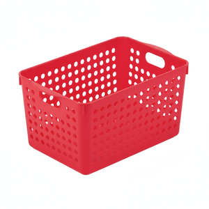 Cesto portaoggetti profondo rosso Inomata - Product Image 1