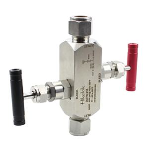 Manifold de <span class=keywords><strong>2</strong></span> Vias SS316 para Manômetro Válvulas de 1/4\" Npt - Product Image 1