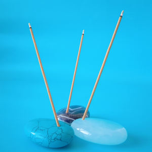 DIY YZ <span class=keywords><strong>gemas</strong></span> de alta calidad al por mayor personalizado barato mármol curación piedras incienso palo quemador <span class=keywords><strong>chakra</strong></span> Jade titular - Product Image 4