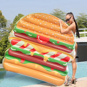Galleggianti Gonfiabili Personalizzati a Forma di Hamburger in PVC, Materassini Galleggianti Giganti <span class=keywords><strong>per</strong></span> Adulti - Product Image 4