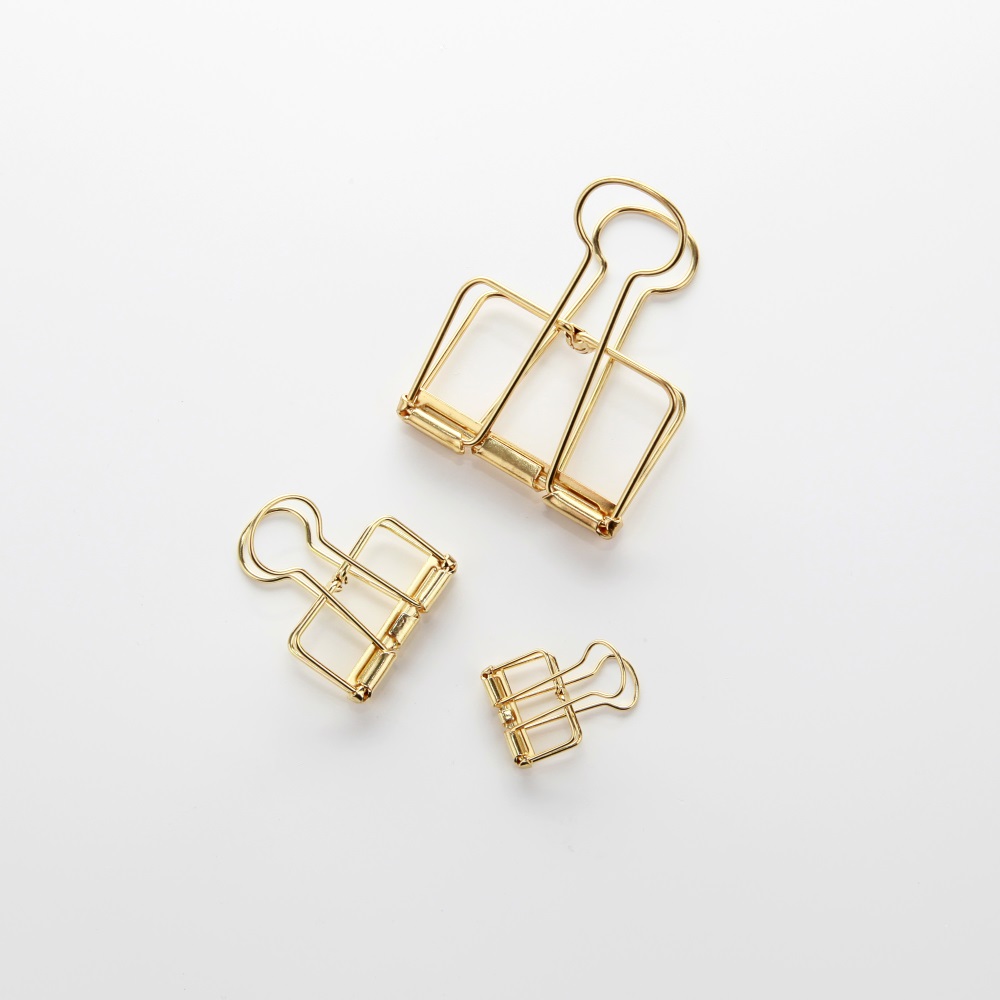 MAXERY офисная школа рекламная высококачественная нержавеющая сталь Золотая папка для бумаг