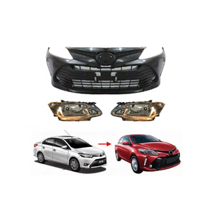 MAICTOP Good Quality Headlight Bumper 2014 Upgrade to 2018 Auto Car Body Kit for <strong>Vios</strong> - Product Image 1