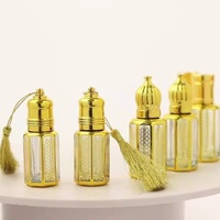 Flacon pulvérisateur d'huile essentielle/parfum en verre octogonal/carré électroplaqué, avec pompe, couleur personnalisée, stock usine
