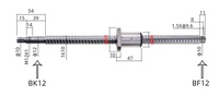 Nuevo juego de tornillos de bola C7 de acero Sfu 3205 para industrias CNC SFNUR/SSR/SFAR/SRYR2005 modelos tuerca y componentes de núcleo de rodamiento