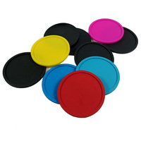 Tasse à café imperméable à l'eau à impression personnalisée, table, bol à thé en silicone, ensemble de tapis de dessous de verre