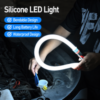 Lampe de travail LED flexible pour voiture, vente en gros, OEM, rechargeable, type-C, bâton lumineux LED en silicone pour inspection sous le capot par les mécaniciens