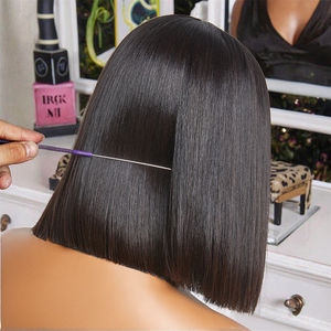 Grado 12A Capello grande dimensione trasparente in pizzo frontale senza colla <span class=keywords><strong>capelli</strong></span> umani grezzi vietnamiti <span class=keywords><strong>parrucca</strong></span> - Product Image 1