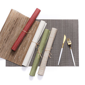 Napperons tissés en PVC STARUNK vente en gros de <span class=keywords><strong>tapis</strong></span> de Table à manger durables napperons tissés résistants à la chaleur lavables et antidérapants - Product Image 1