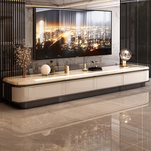 Porta <span class=keywords><strong>TV</strong></span> di Lusso Moderno Mobile di Design Parete Attrezzata per Arredamento Soggiorno Soluzione di Intrattenimento - Product Image 3