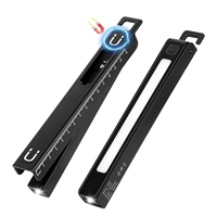 Senter Perawat Mini USB Dapat Diisi Ulang Senter Inspeksi Kerja Senter Portabel Multifungsi dengan Penggaris untuk Mahasiswa Keperawatan