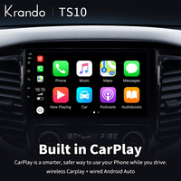 Autoradio Android Krando 9 pouces pour Mitsubishi L200 2015-2019, système de navigation automobile, unité centrale de voiture, Apple Carplay sans fil, multimédia