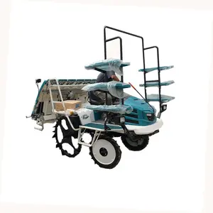 2Zg-6D Rice Transplanter Manufacturer 6 Row High Speed Riding Type Transplanter Manual Agricultural Rice Seeder In Philippines