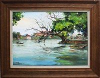 Toile de décoration pour la maison, paysage de nature morte, peintures d'art et arts muraux, vente en gros