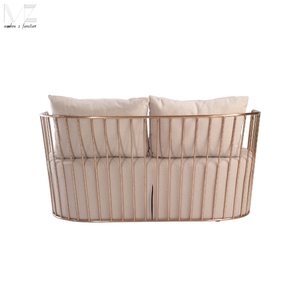 Barato <span class=keywords><strong>velo</strong></span> de novia oro rosa de 2 plazas salón sofá muebles - Product Image 6